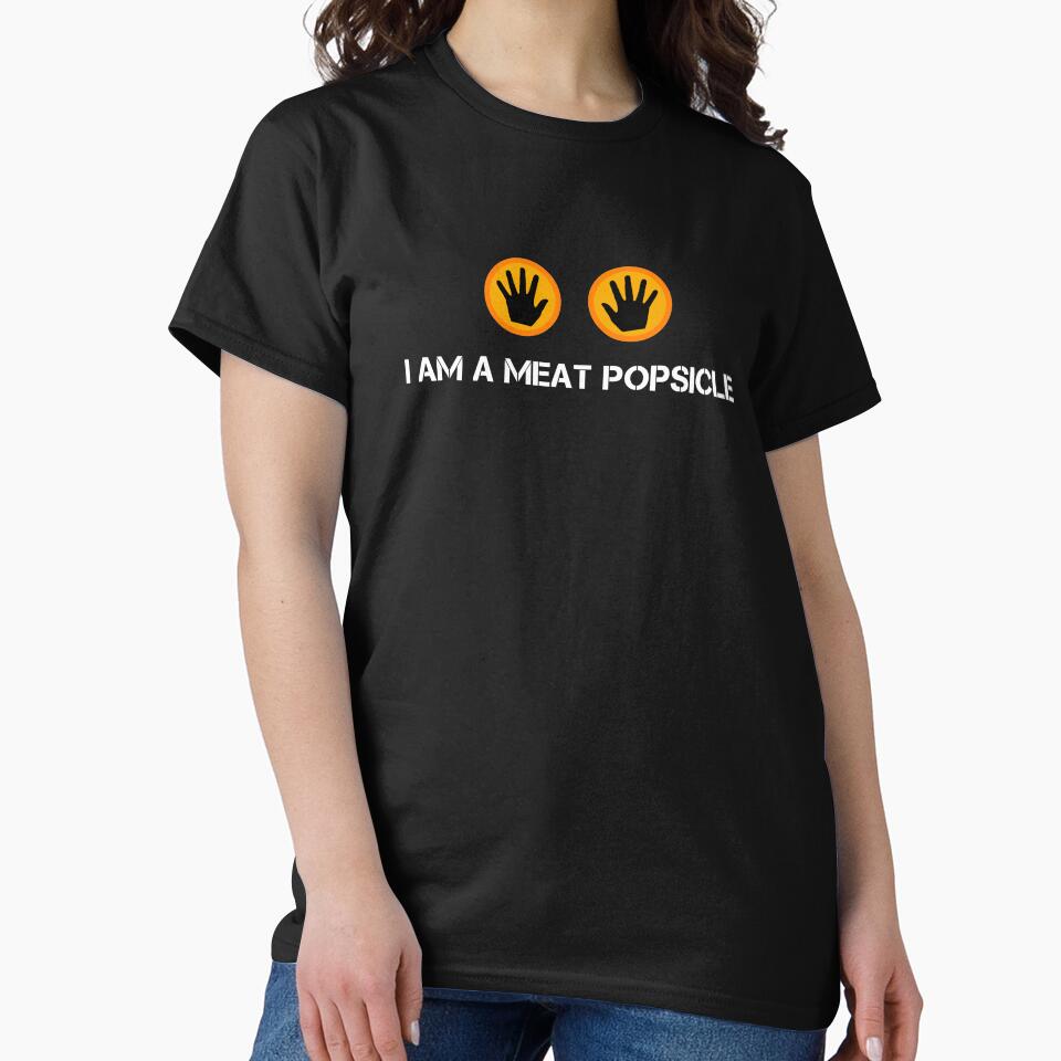 Quote the fifth element - I Am A Meat Popsicle - color white by AlexTheRieur