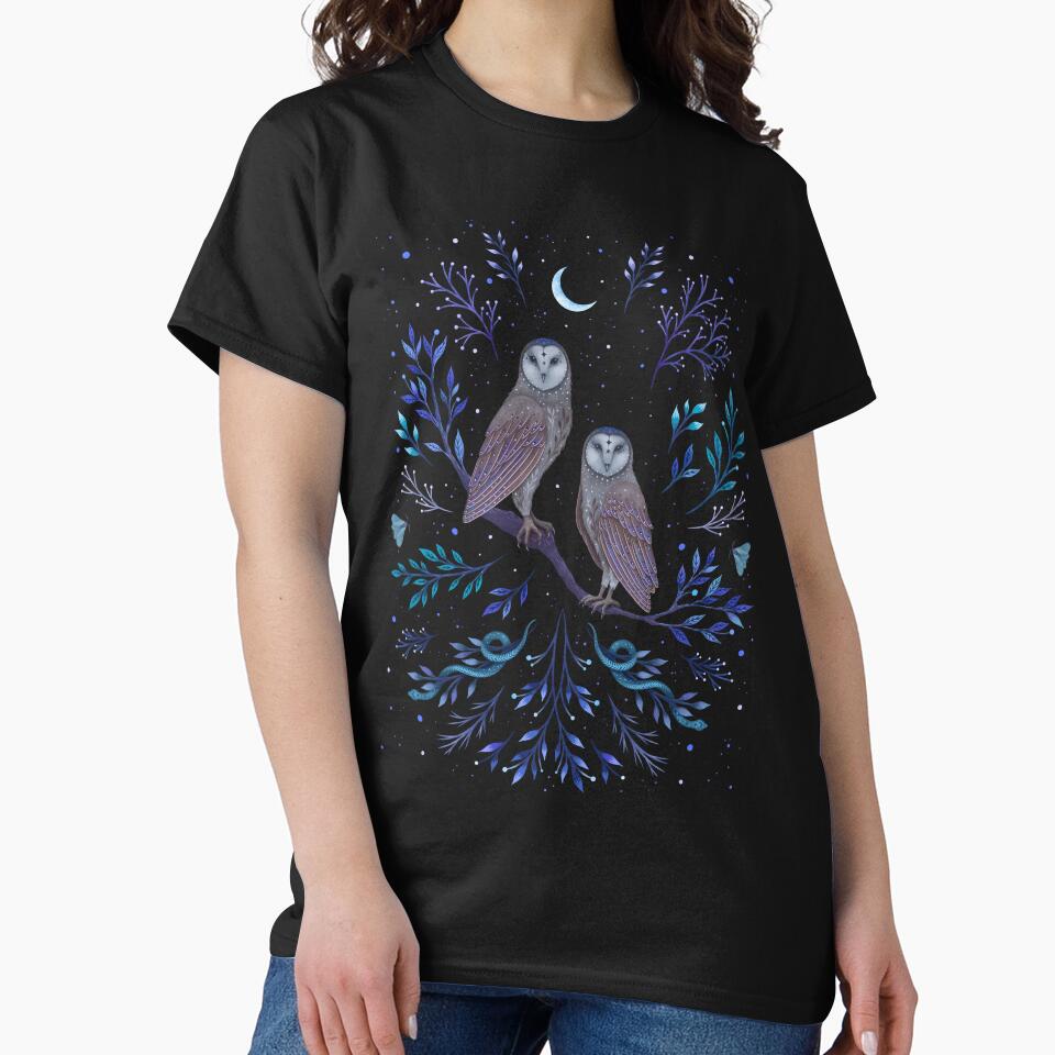 Owls in the Moonlight by episodicDrawing