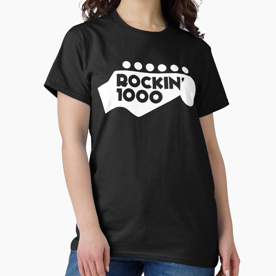 Rockin'1000 White Logo Original by rockin1000
