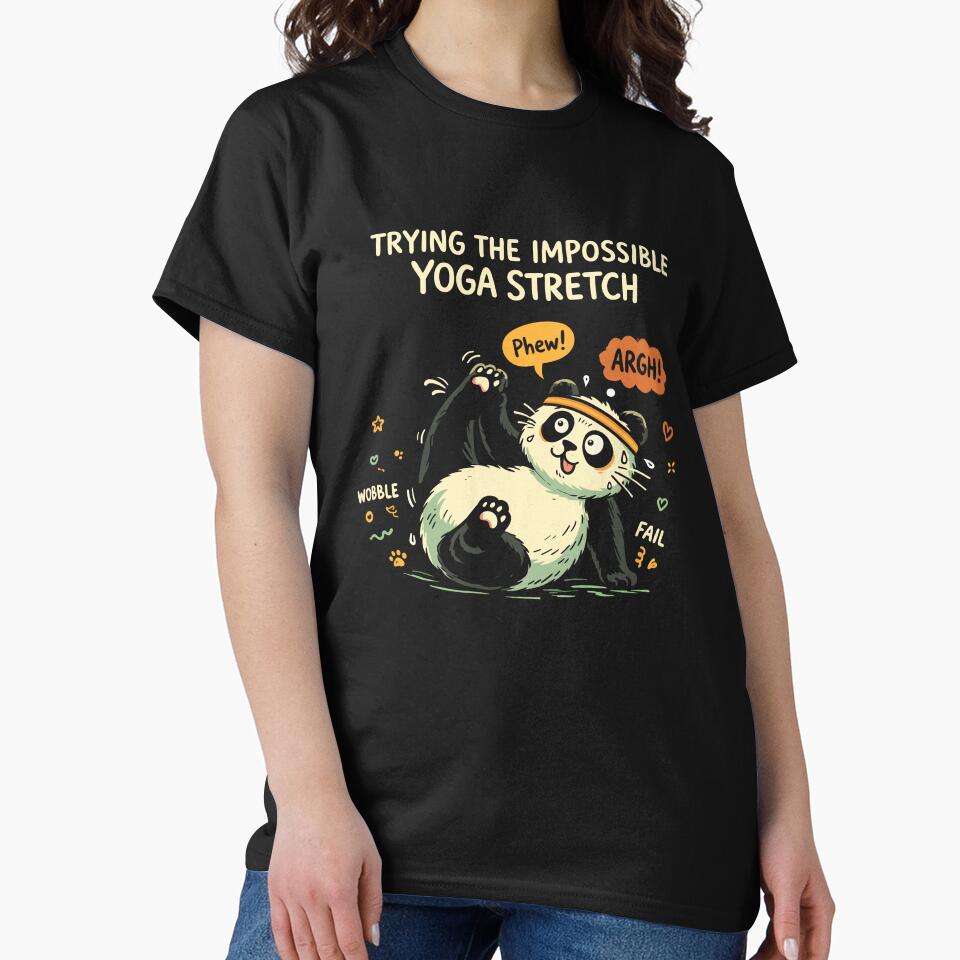 Funny Panda Yoga Fail - Impossible Leg Stretch Challenge by VibeWear2026
