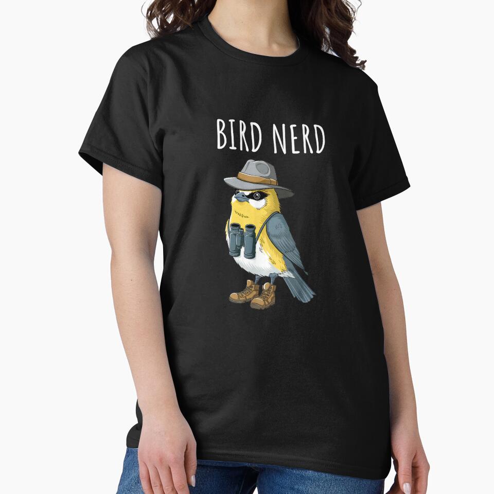 Bird Nerd Funny Birdwatcher With Binoculars Hat by XuanhieuBp