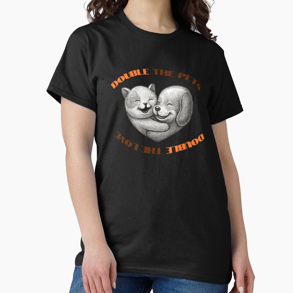 Double The Pets Double The Love by BettaPress