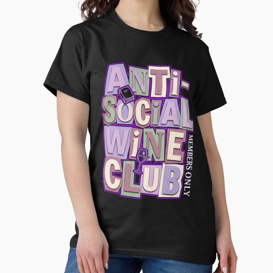 Anti-Social Wine Club Maximalist Paper Cut Streetwear by JaphstarCreatives
