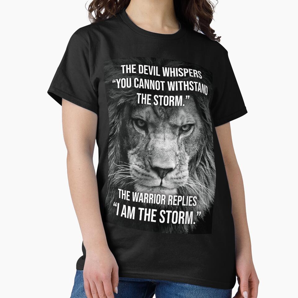 I AM The Storm, Lion - Gym, Hustle, Success, Motivational by chantastical