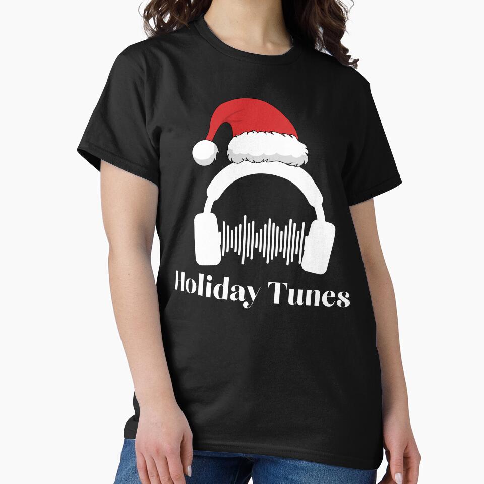 Holiday Tunes - Christmas DJ Santa Headphones by TobiasLogic