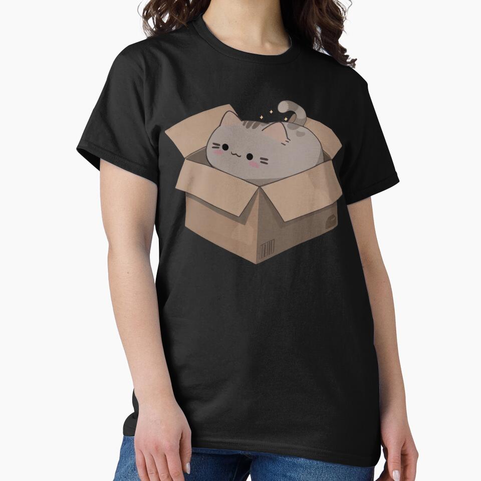 Squishy Potato Cat in Box by TheSwordMachine