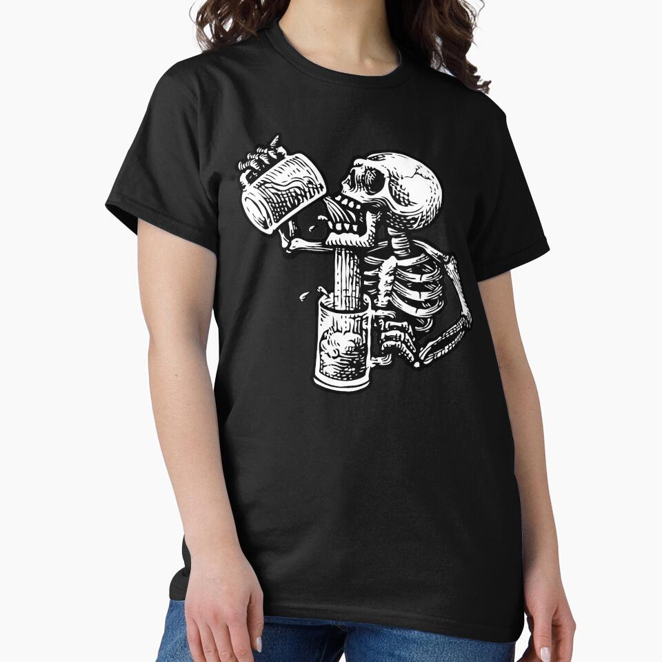 Drunk skull by Josué Leal