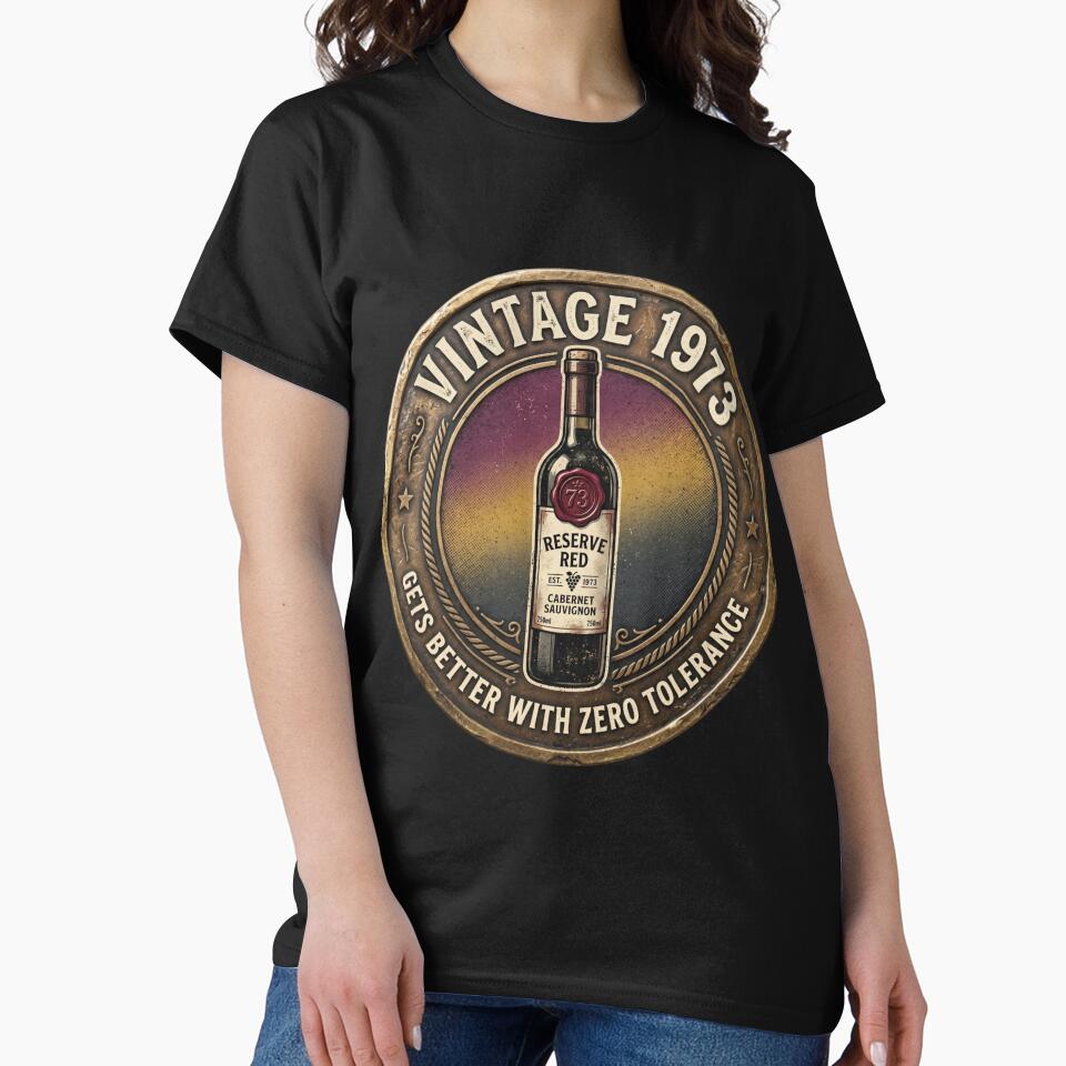 Vintage Gets Better With Zero Tolerance Retro 70s Wine Badge by JaphstarCreatives