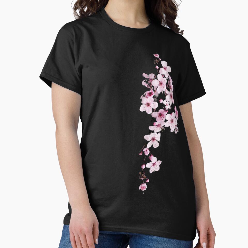 One-side Cherry Blossom Branch by nicked2