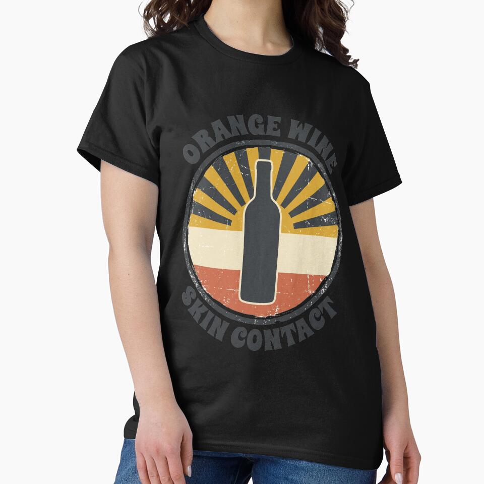 Orange Wine Skin Contact Retro 70s Natural Wine by JaphstarCreatives