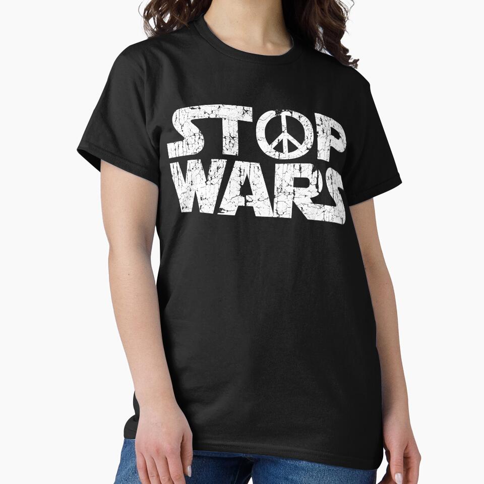 Stop Wars No War Peace Sign Design by roarr