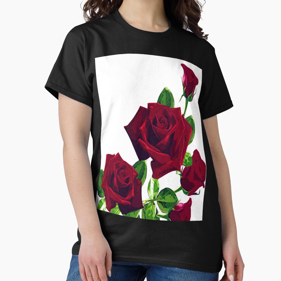 Burgundy roses Abstract color by artdragongift 15