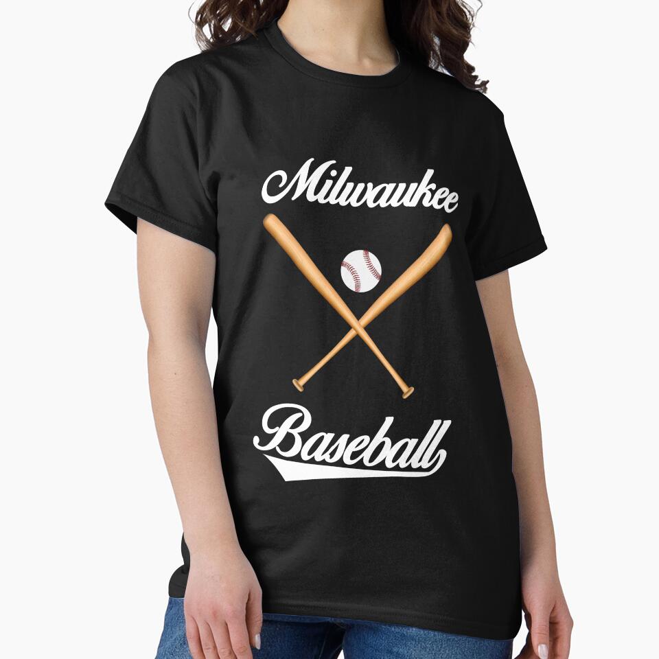 Milwaukee Baseball T-Shirt for Men and Women by AllStarMerch