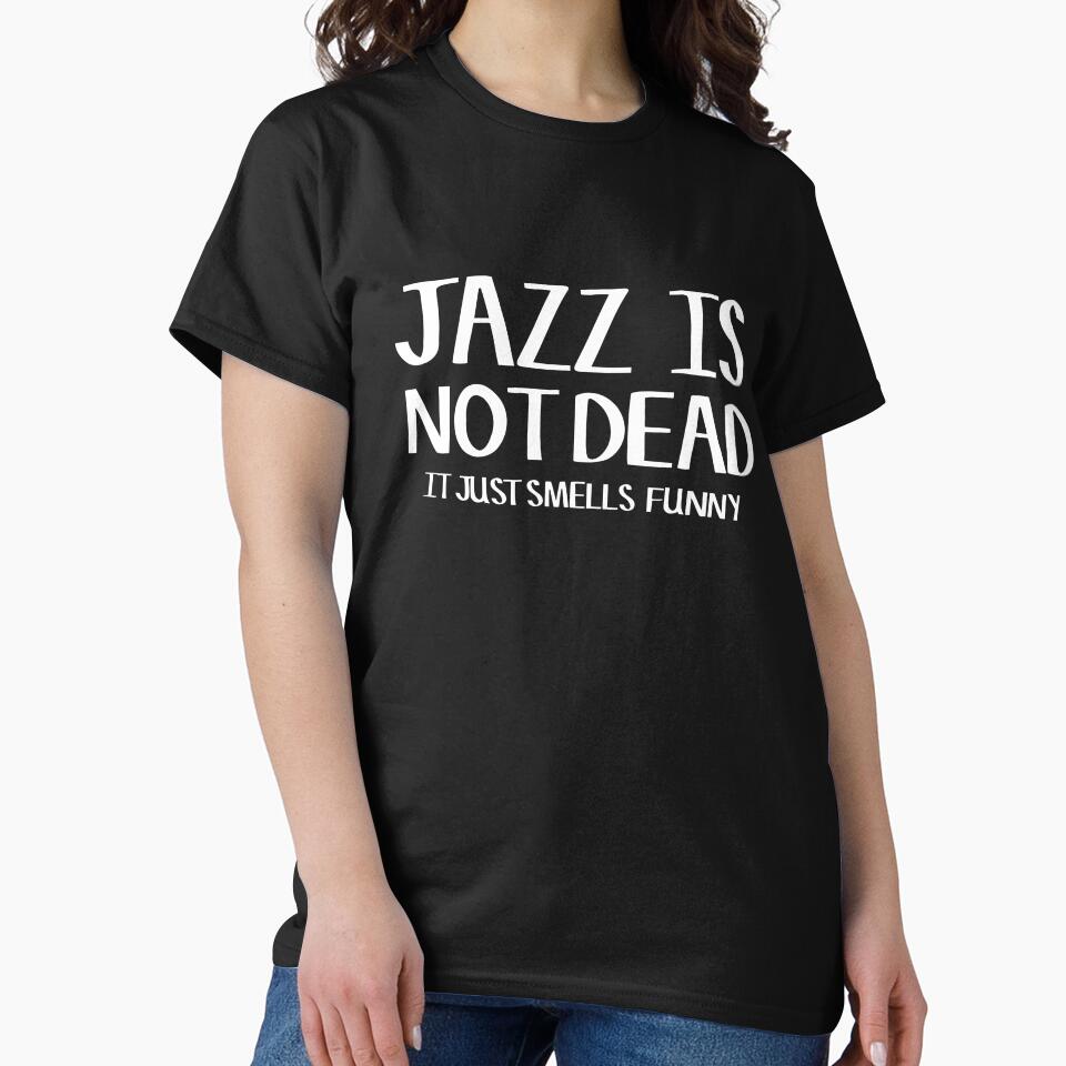 Jazz Is Not Dead Funny Music Quote Humor Frank Zappa by Sid3walkArt2