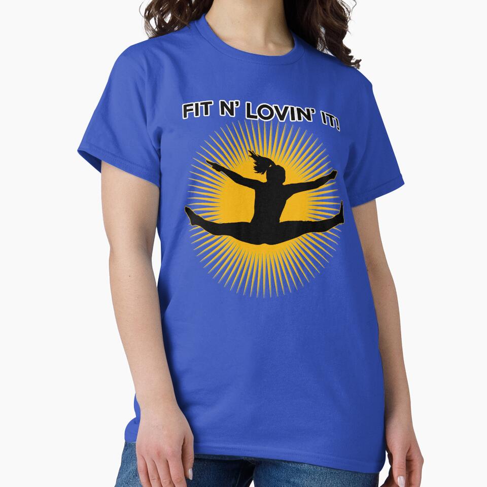 EXERCISE SHIRTS FOR WOMEN! AEROBIC FITNESS T-SHIRT by BrandNewTeez
