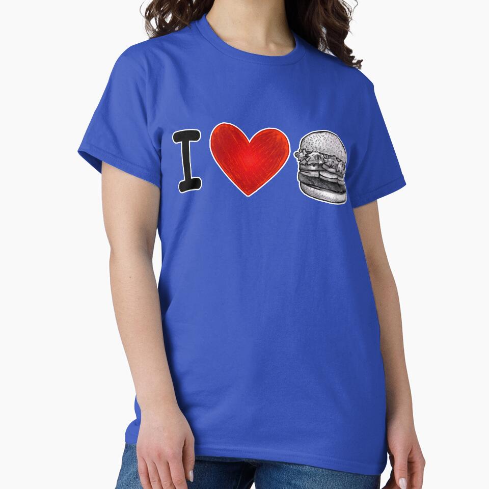 I LOVE BURGERS Black by Travis Scotti