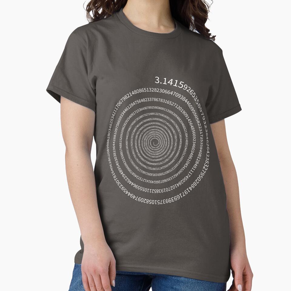 Pi Digits Spiral (white text) by dave-williams