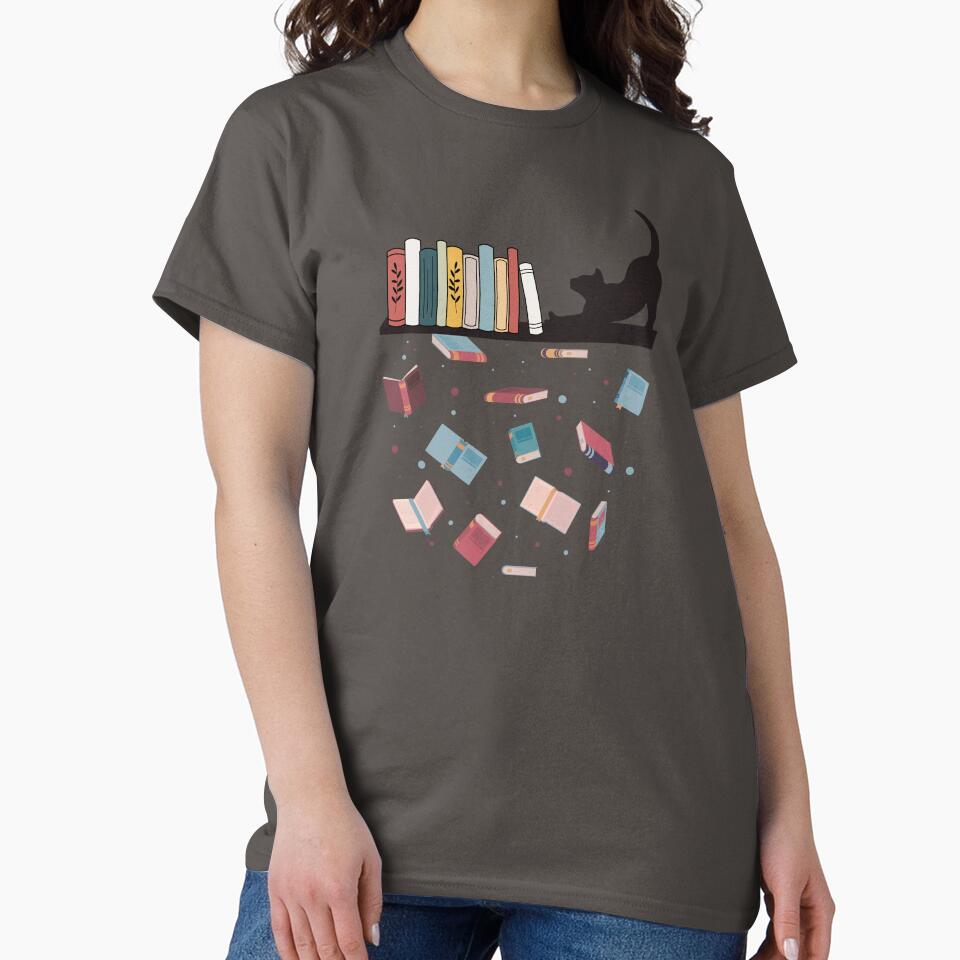 Cat on bookshelf by Writerly Musings
