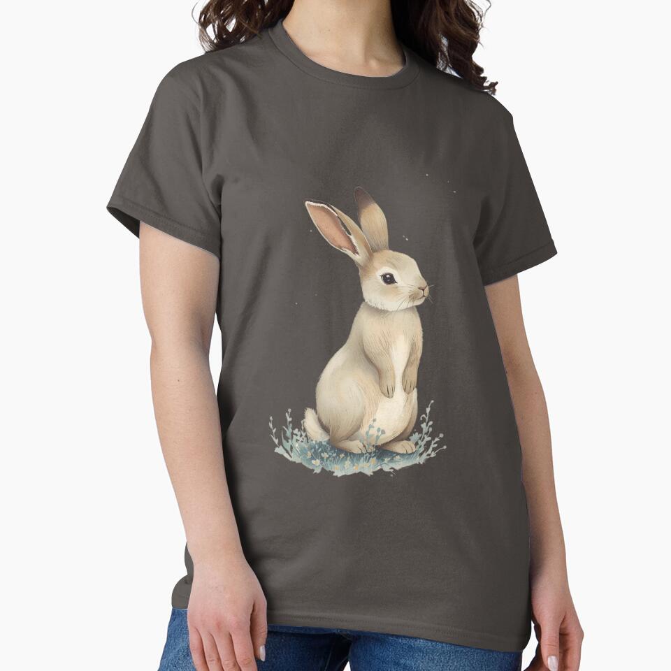 Large rabbit standing on its two hind legs by Art70shop