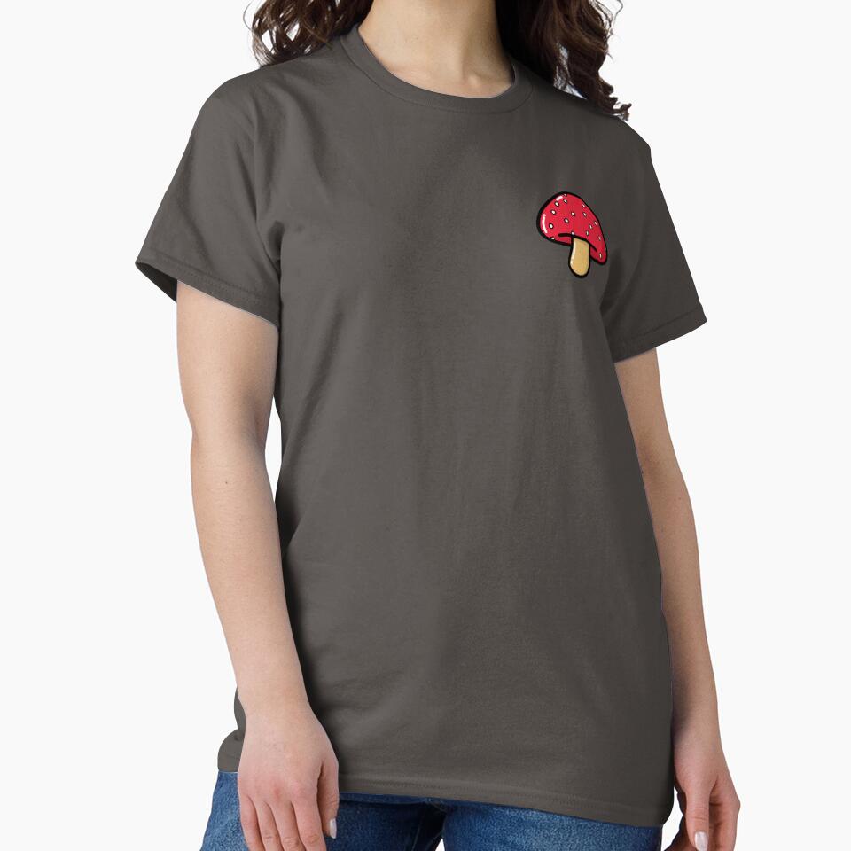 Cute amanita mushroom sticker by moose-dog