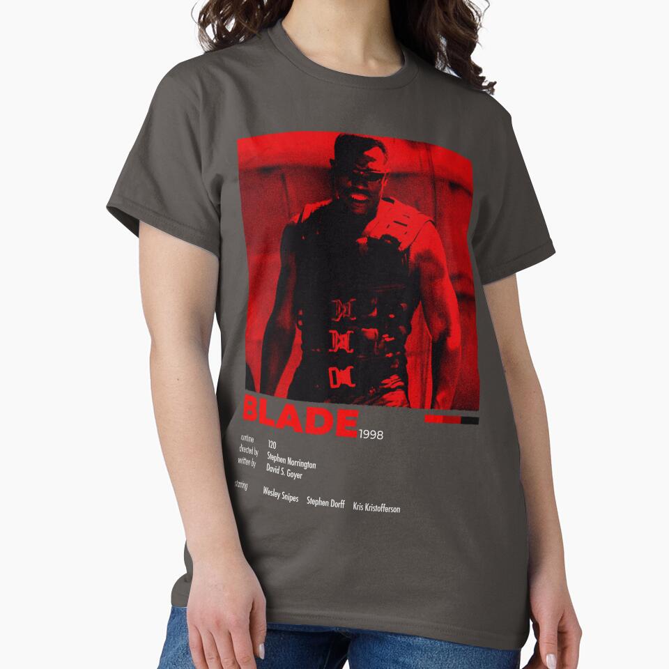 Blade 1998 Inspired Fan Art Poster | Minimalist Retro Movie Print by damnoklou