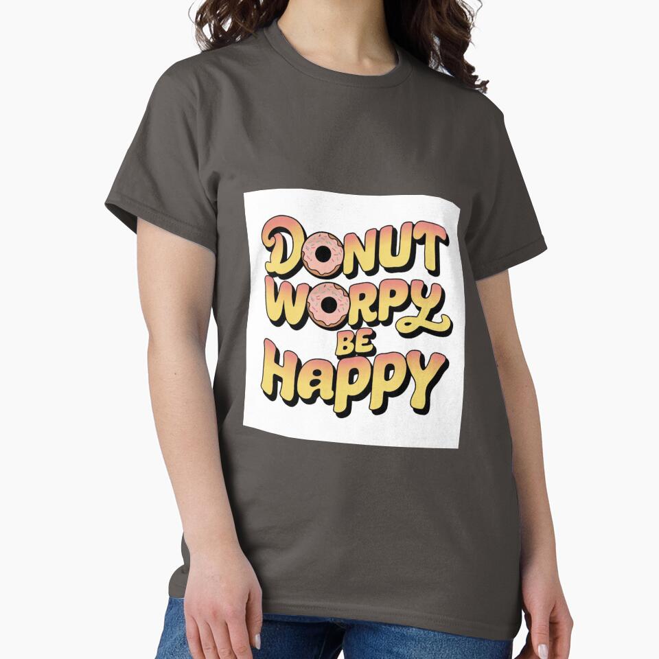 Donut worry be happy by Humanity brush