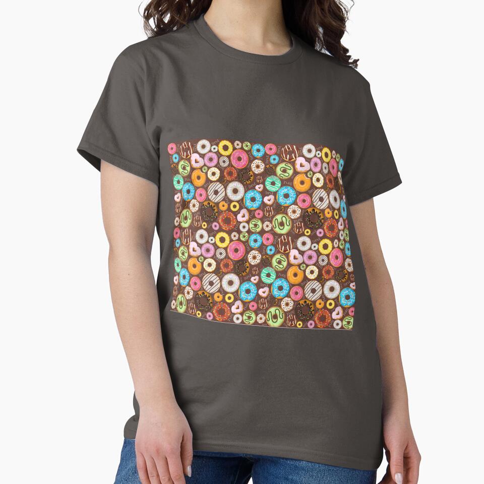 Delicious multiple colors donuts by Humanity brush