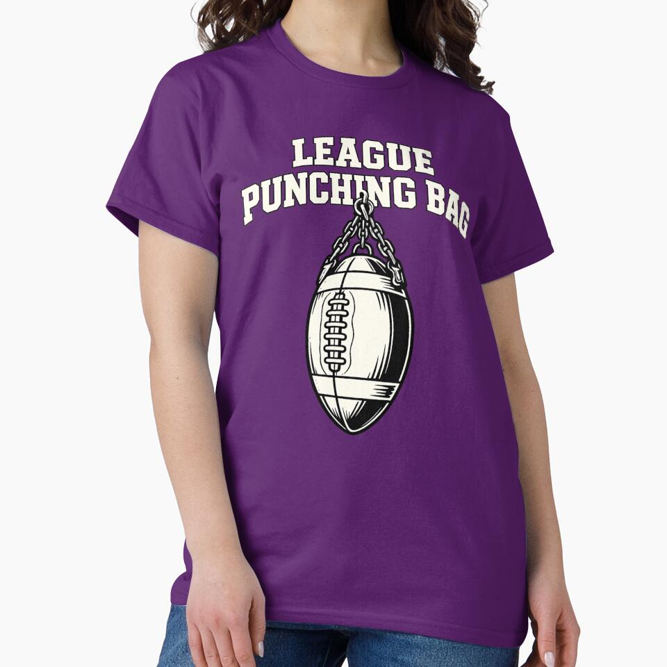 League Punching Bag Fantasy Football Shirt Funny League Loser Joke Fantasy Football Humor Tee by Grayson809