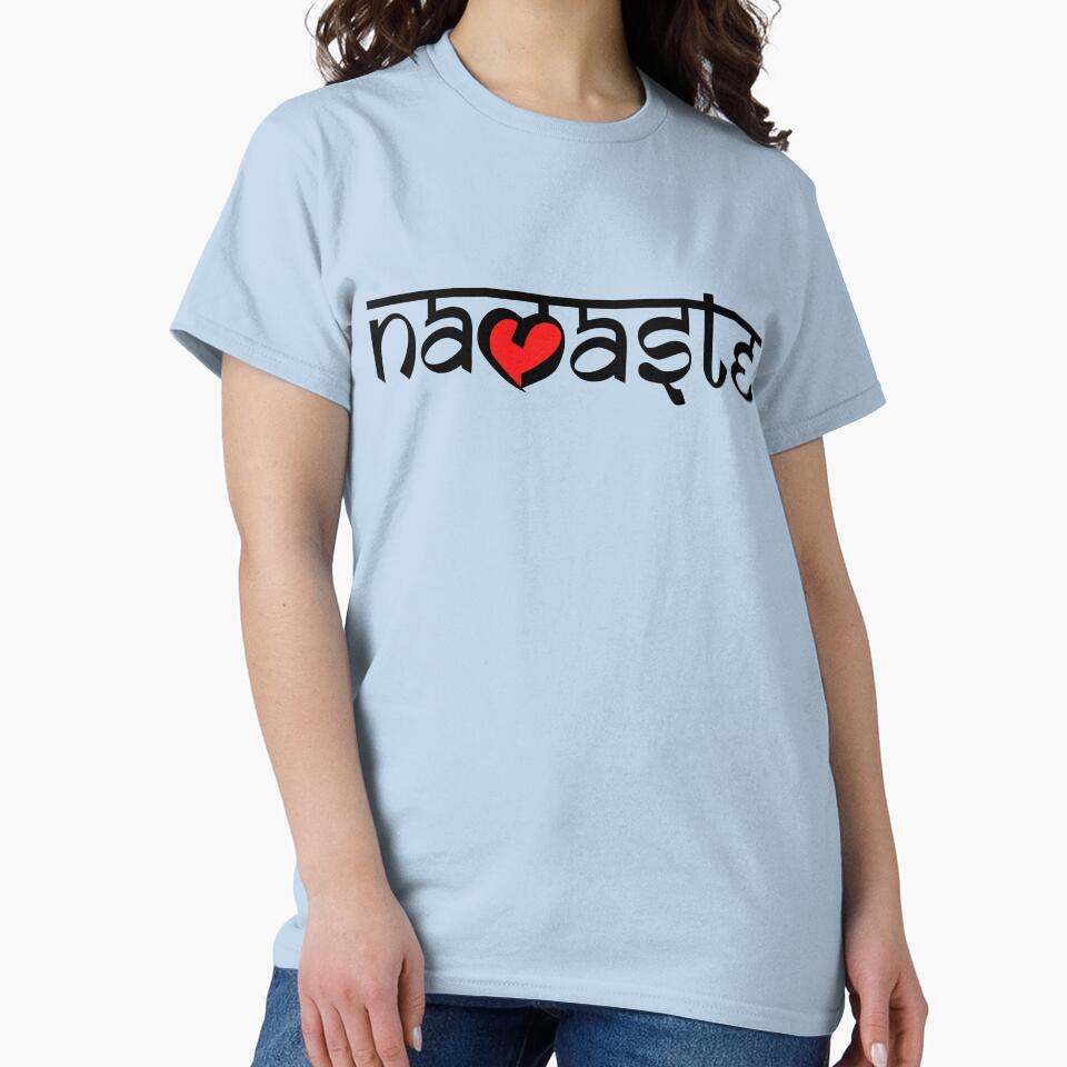 Love Yoga: Sanskrit Namaste Heart <3 by NameThatShirt