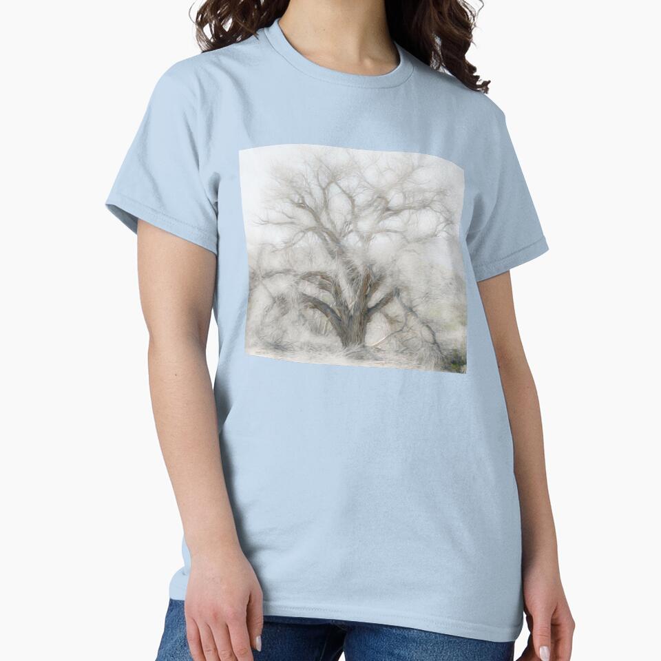 Desert Tree In Soft Oils by CarolM