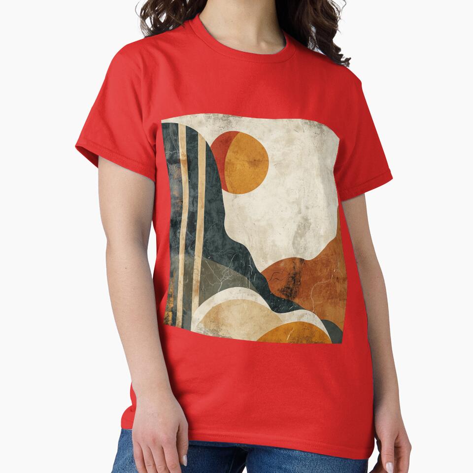 Mid-Century Modern Abstract - Vintage Earth Tone - Retro Modernist Art by GrinGalore