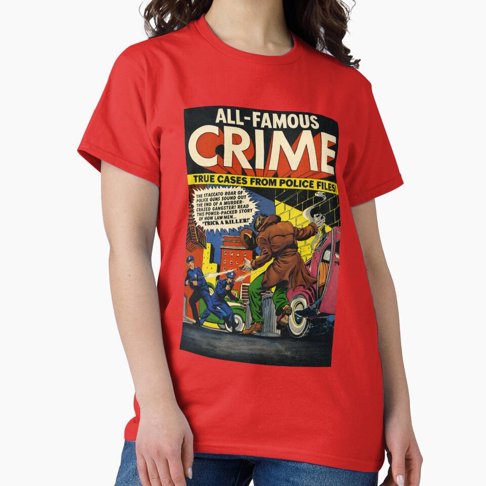 Vintage Crime Comic Cover Art by Analog Aura
