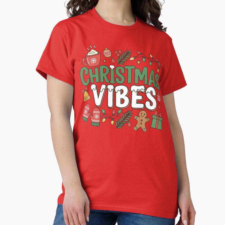 Christmas Vibes Holiday by GhoulishGraphX