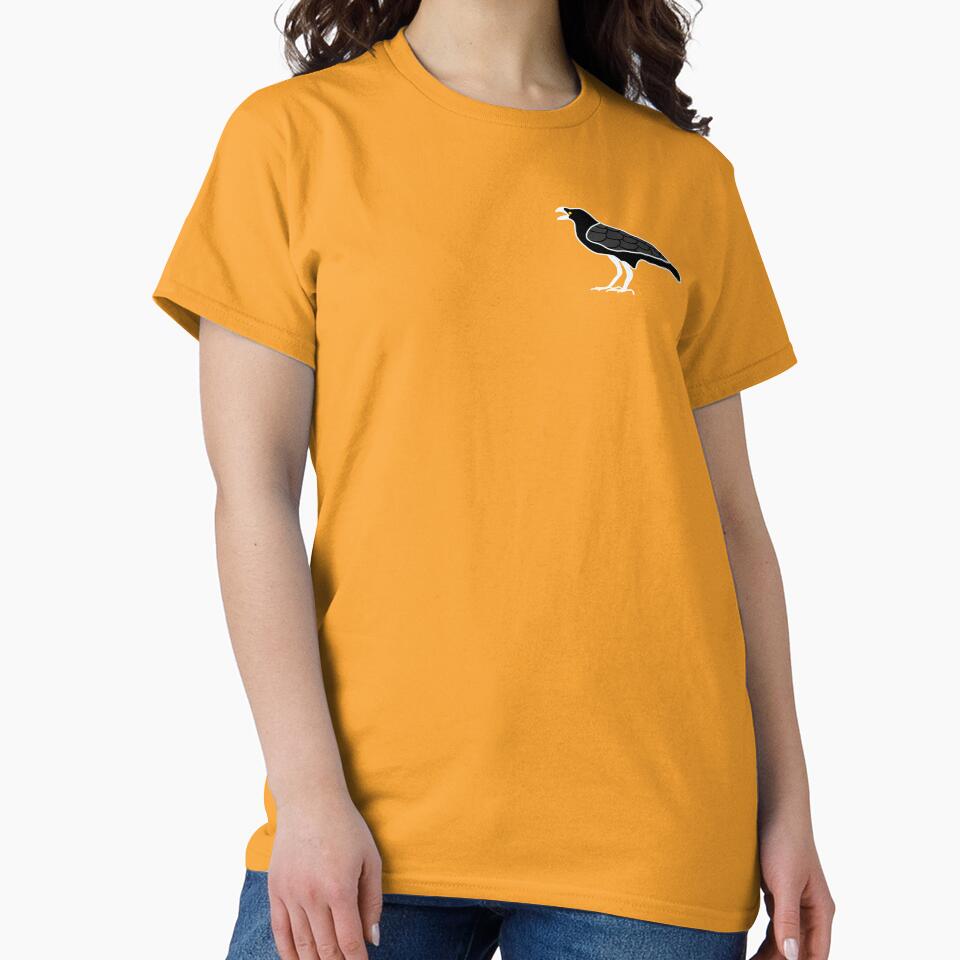 Minimalist crow logo by Huxlindor