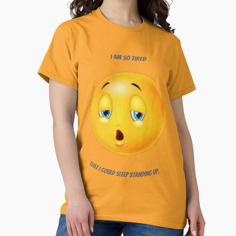 I'm so tired I could sleep standing up. by Collection de trésors