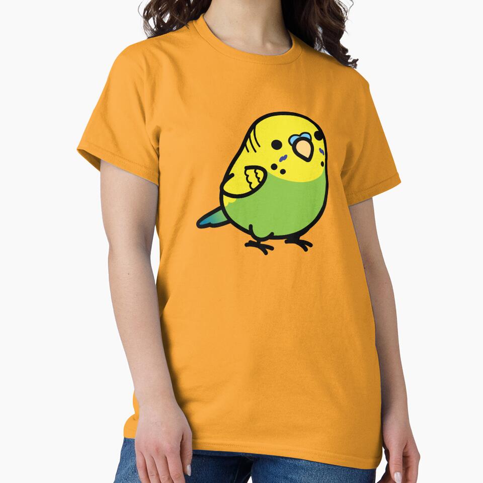 Chubby Green Budgie Male by birdhism