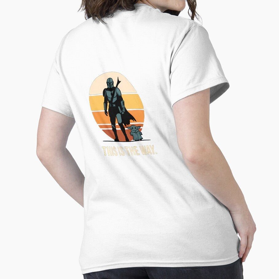 This Is The Way Retro Sunset Space Bounty Hunter by ruidaniel