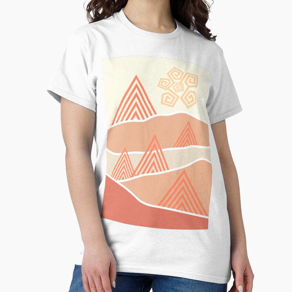 Boho landscape print by ArtInRhythm