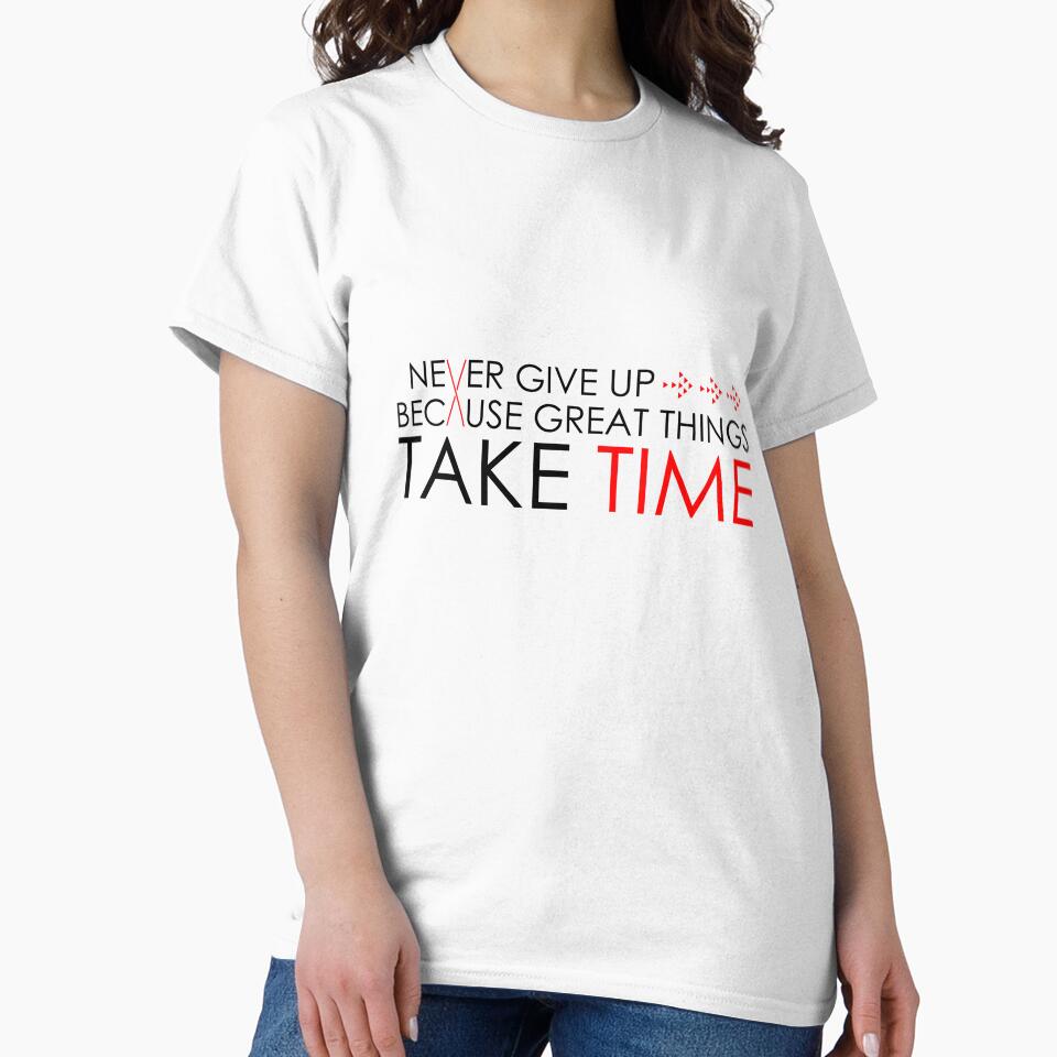 Never Give Up Because Great Things Take Time by doucelune