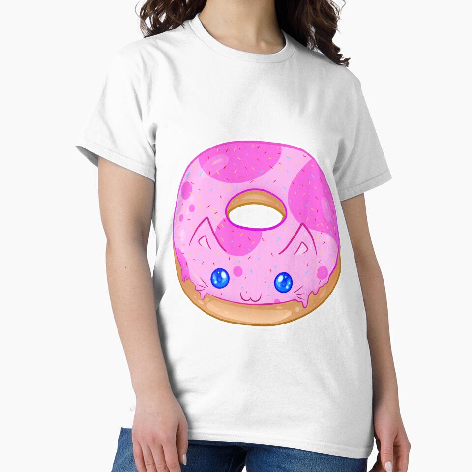 Kawaii Strawberry Kitty Donut by With Love, InspireMari