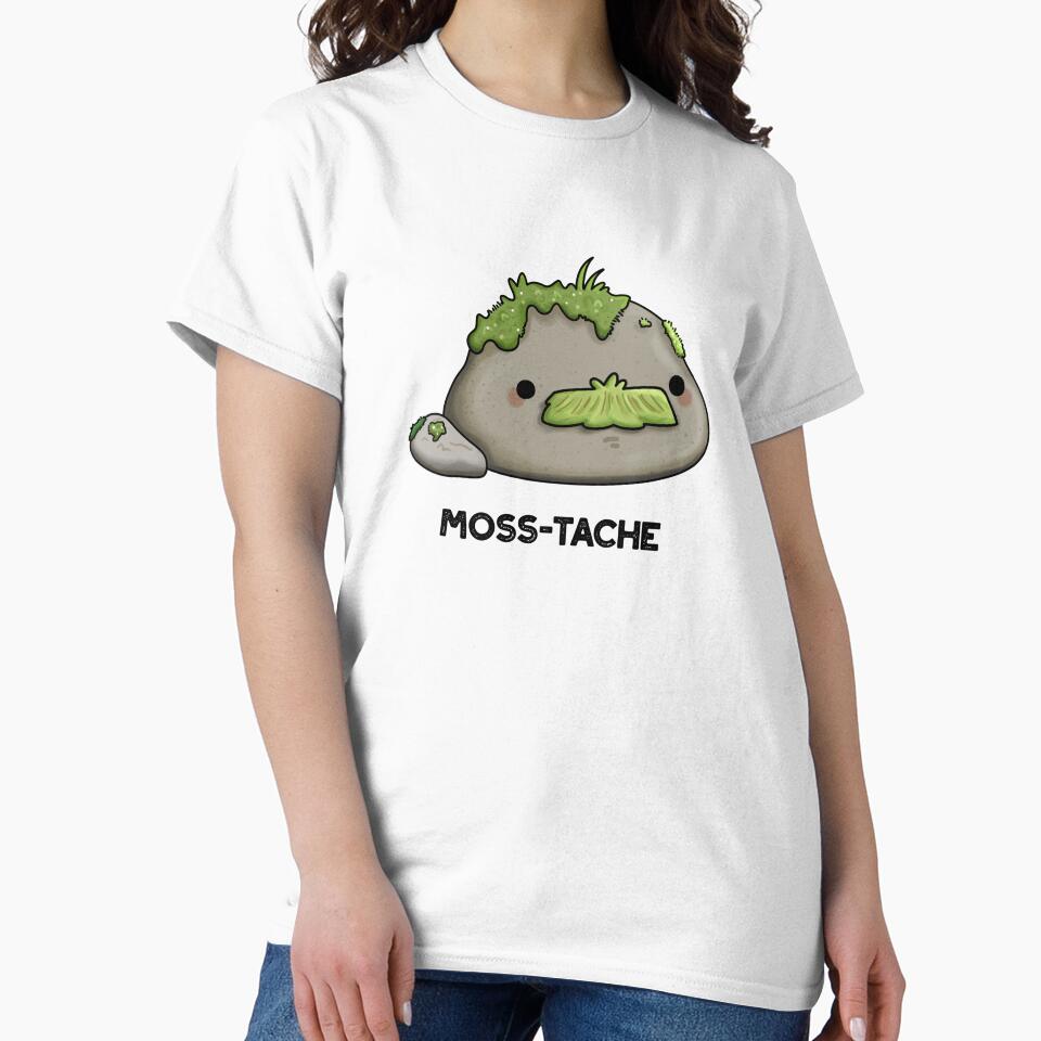 Moss-tache Funny Moustache Puns by punnybone