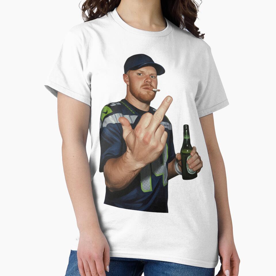 Meme Sam darnold Middle Finge bLACK 90s by J-Mindful