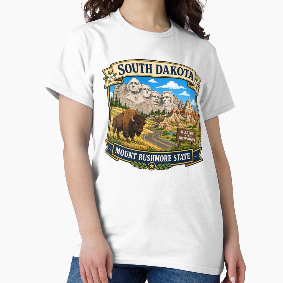 South Dakota -  Mount Rushmore State by Myra365Art