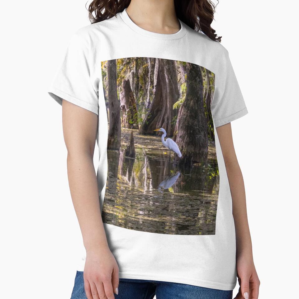 Snowy Egret in the Swamp by SafariByMarisa