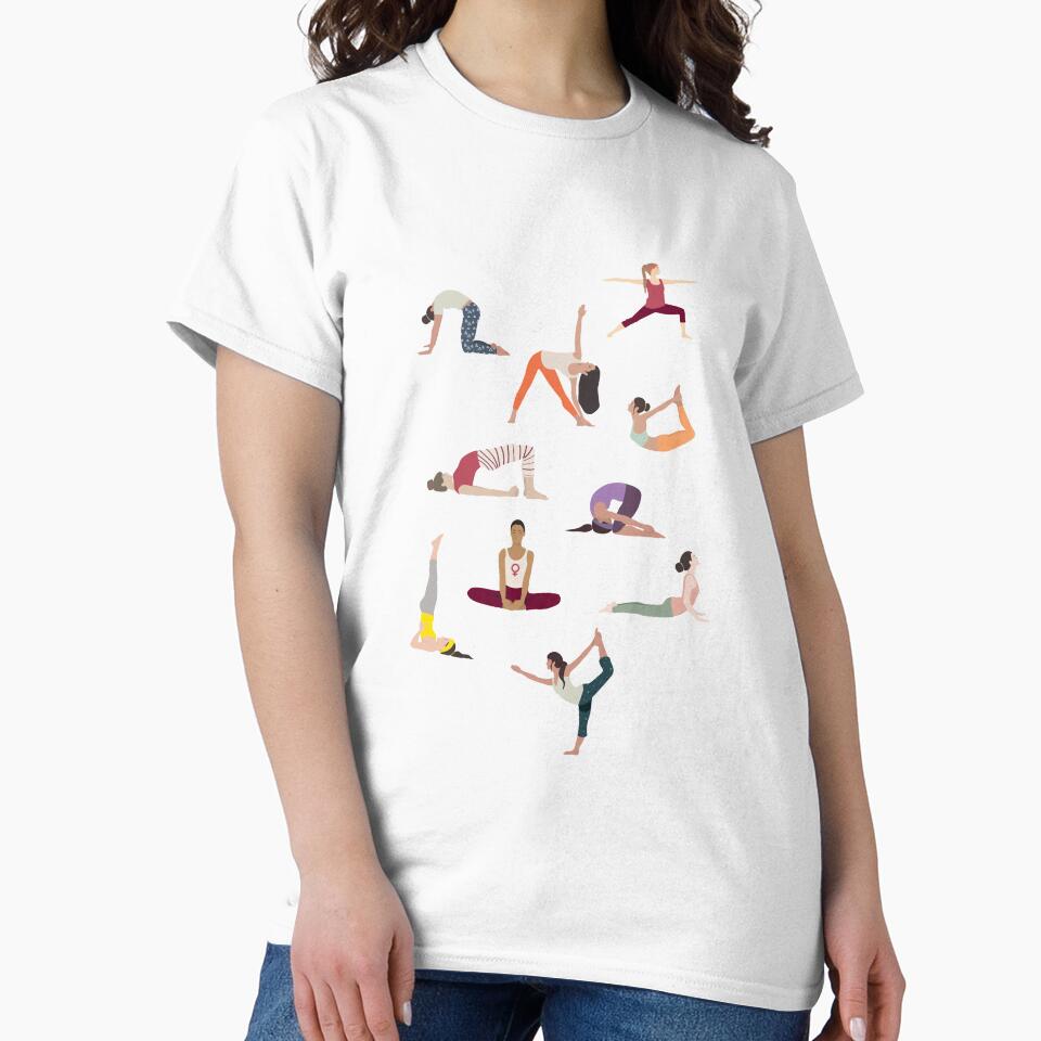 Yoga Poses | Yoga Artwork | Yoga Drawing | Yoga Asana | Yoga Practice by Sadhana Design Studio