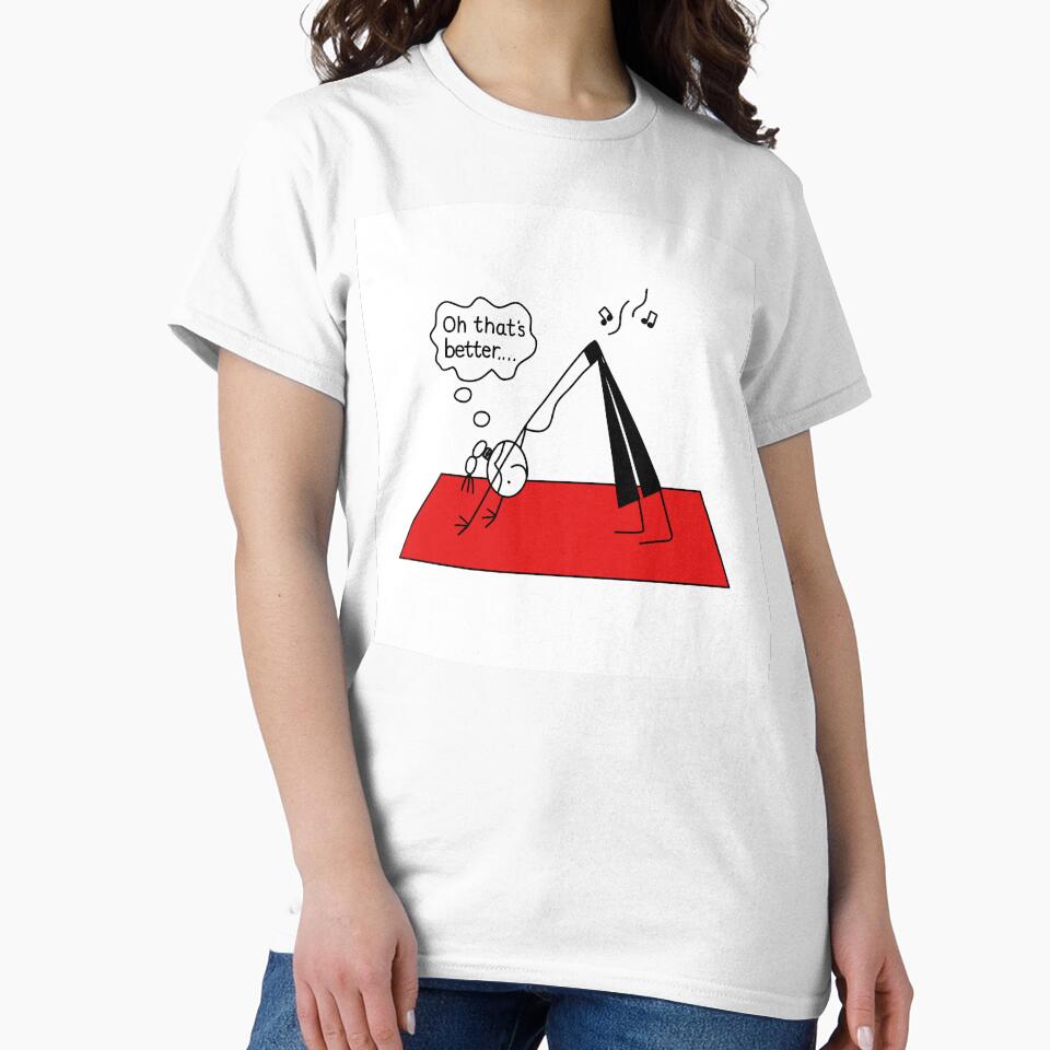 Yoga Humor Downward Dog Humor Fart Humor by Stick People Designs