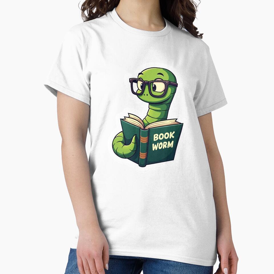 Bookworm Worm by BysonDesigns