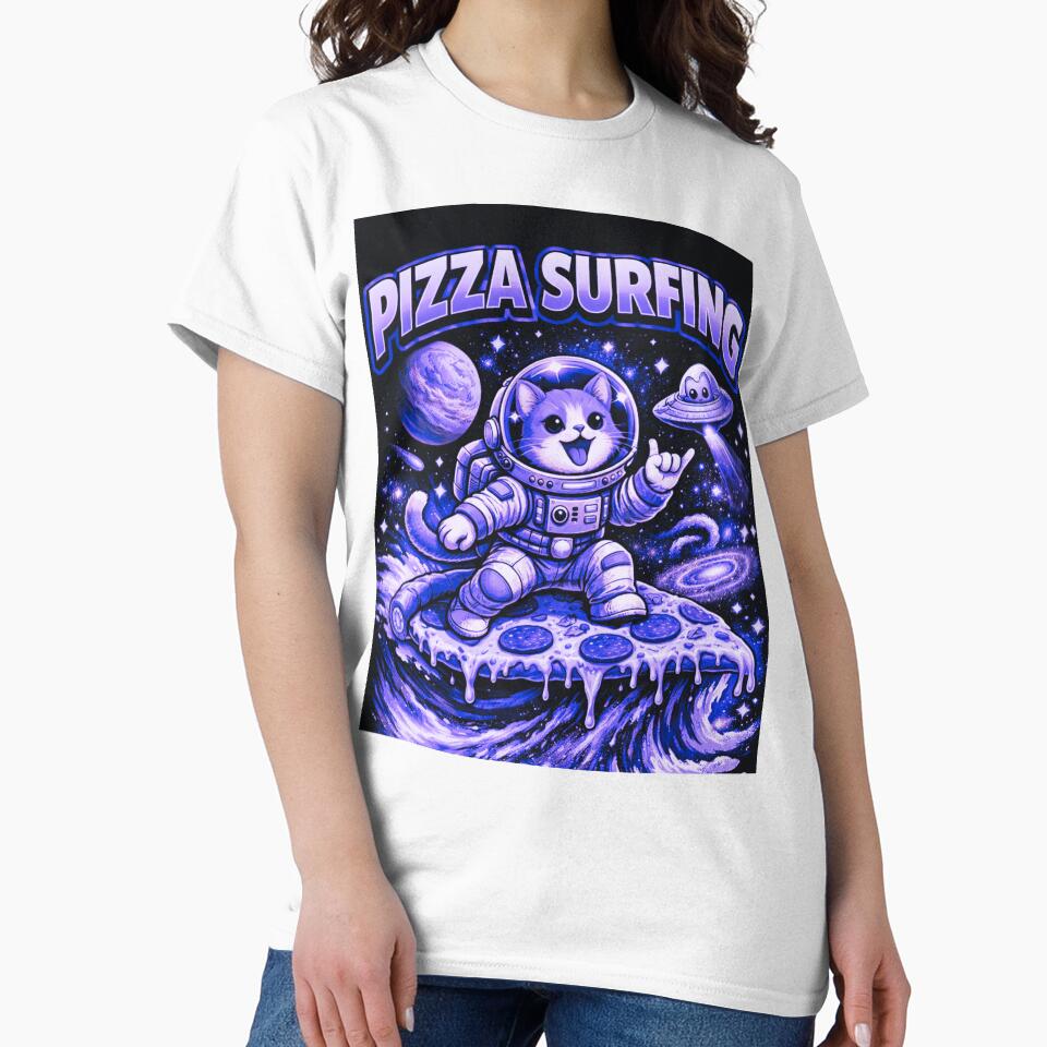 Cosmic Pizza Rider by Clauando