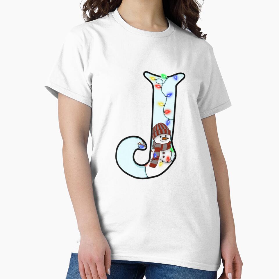 Holiday themed letter J by Artistkhg