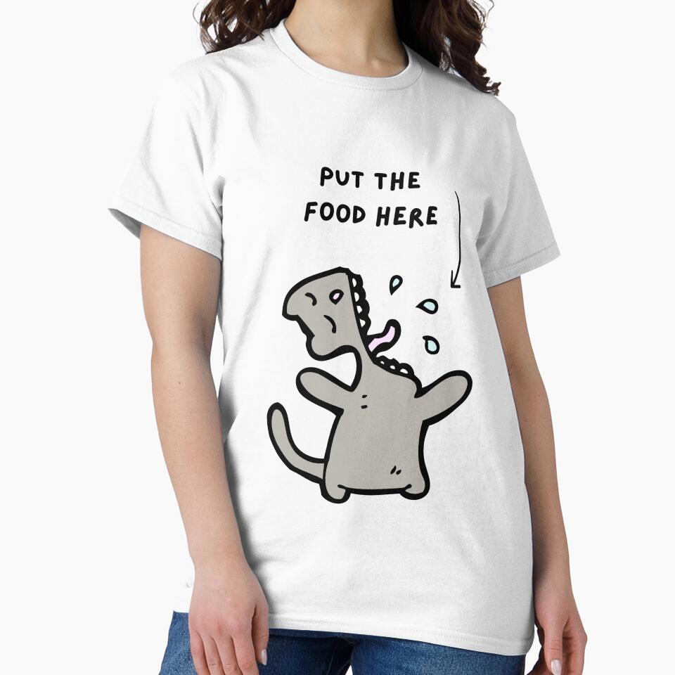 Put the food here - cat by Podwithlove